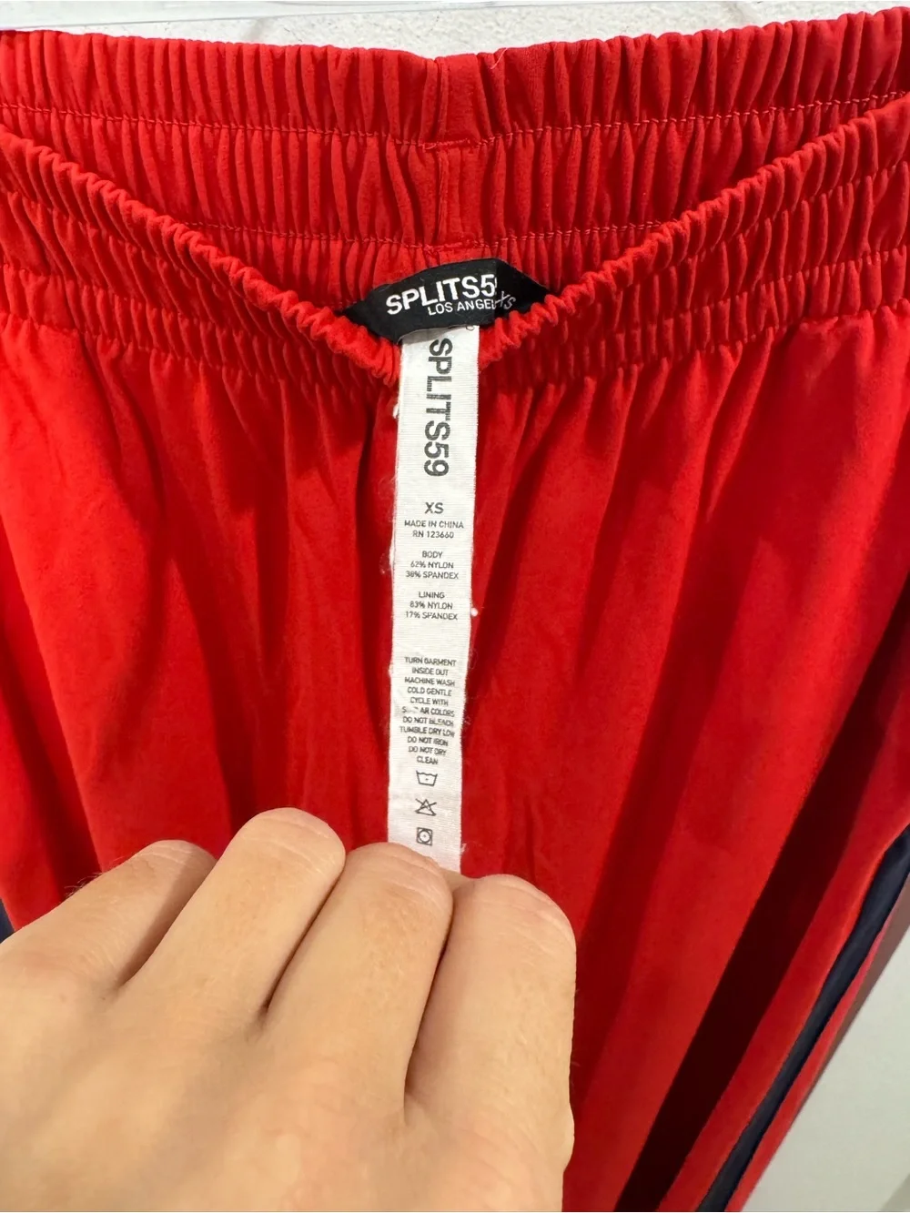 Splits59 Maxie Rigor Track Pant- Pirate Red/Indigo